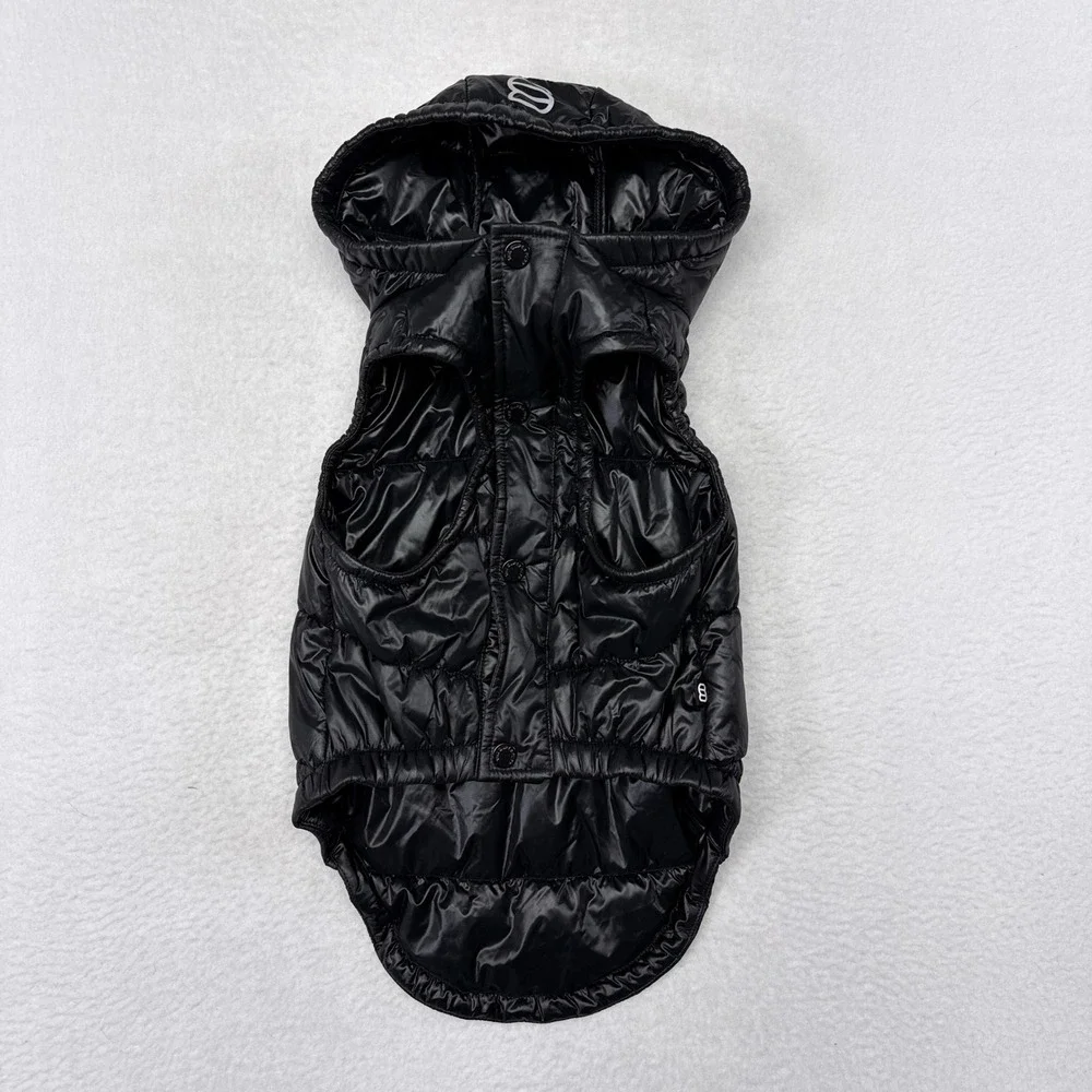 Aritzia Super Ruff Puff Dog Jacket Size Small Black Primaloft NEW